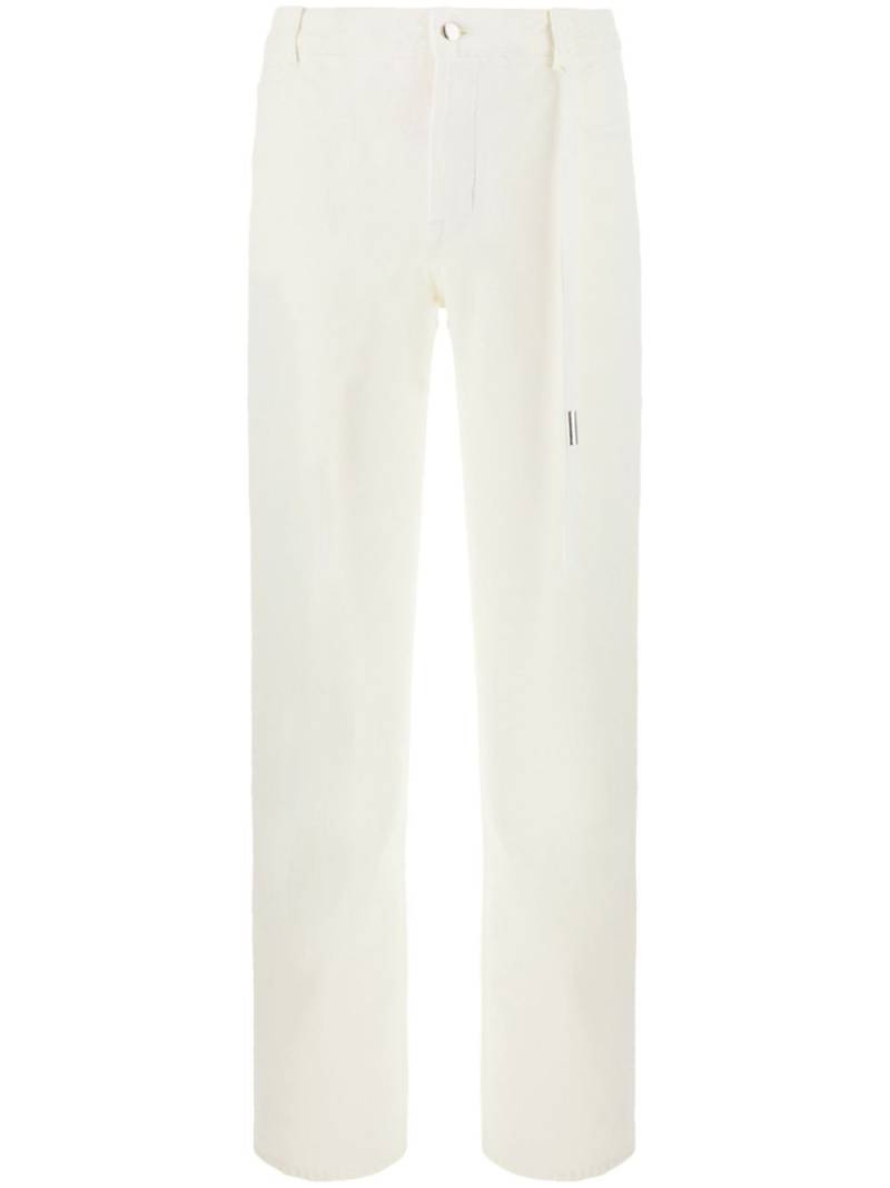 Ann Demeulemeester straight-leg jeans - White von Ann Demeulemeester