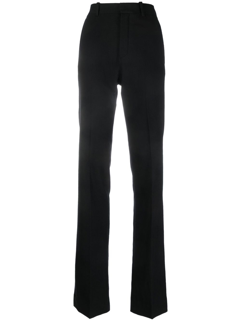 Ann Demeulemeester tailored-cut high-waisted trousers - Black von Ann Demeulemeester