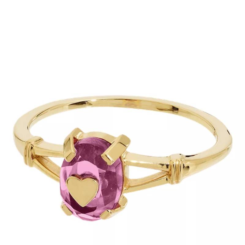 Anna+Nina Armbanduhr - Lucky Fortune Heart Ring - Gr. 55 - in Rosa - für Damen von Anna+Nina