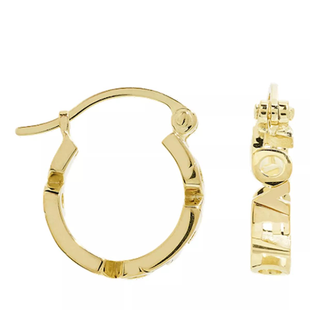 Anna+Nina Armbanduhr - Single Universal Love Ring Earring - Gr. unisize - in Gold - für Damen von Anna+Nina