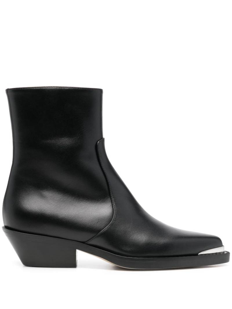 Anna F. 40mm cowboy ankle boots - Black von Anna F.