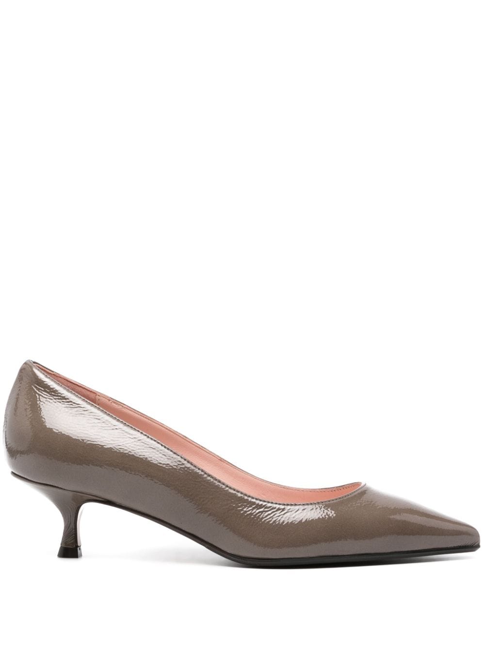 Anna F. 45mm leather pumps - Green von Anna F.