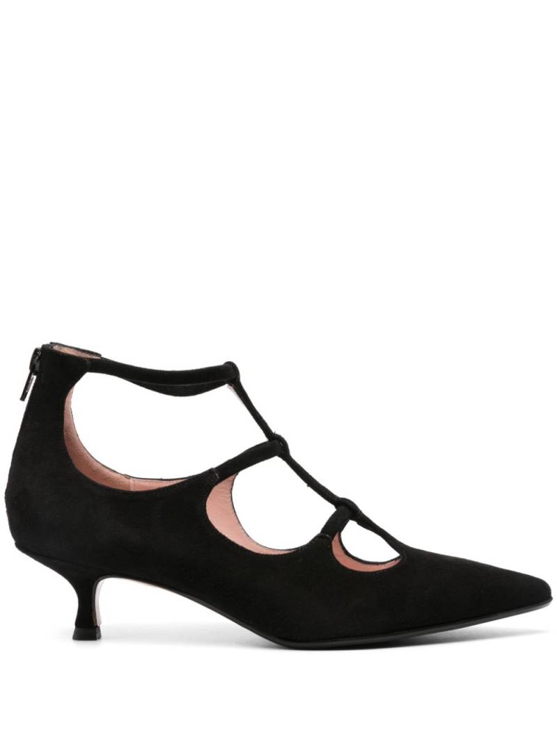 Anna F. 50mm suede pumps - Black von Anna F.