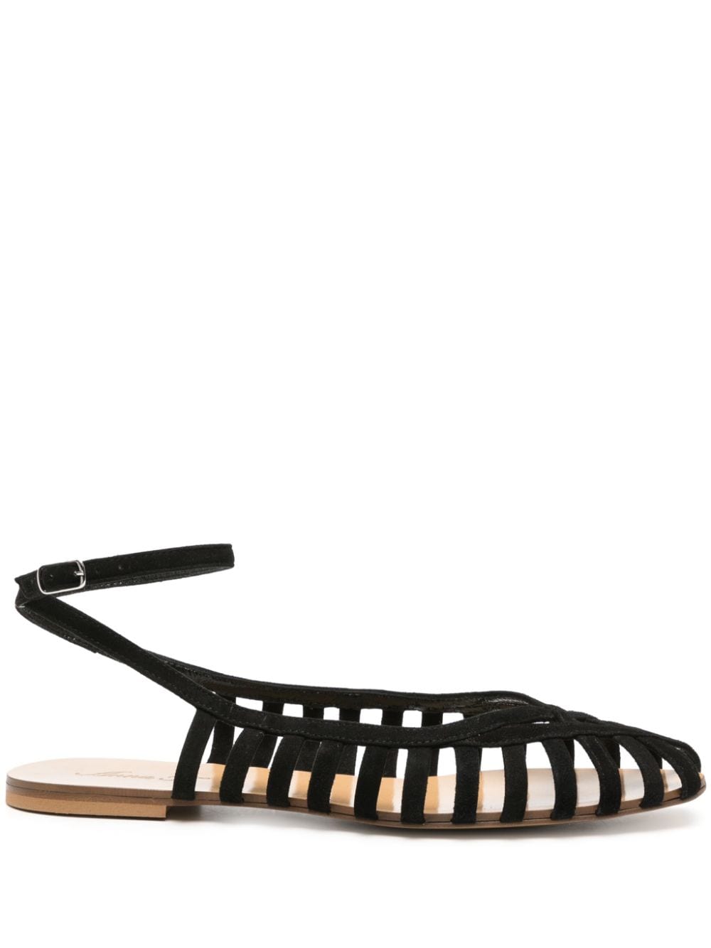 Anna F. 513 suede sandals - Black von Anna F.