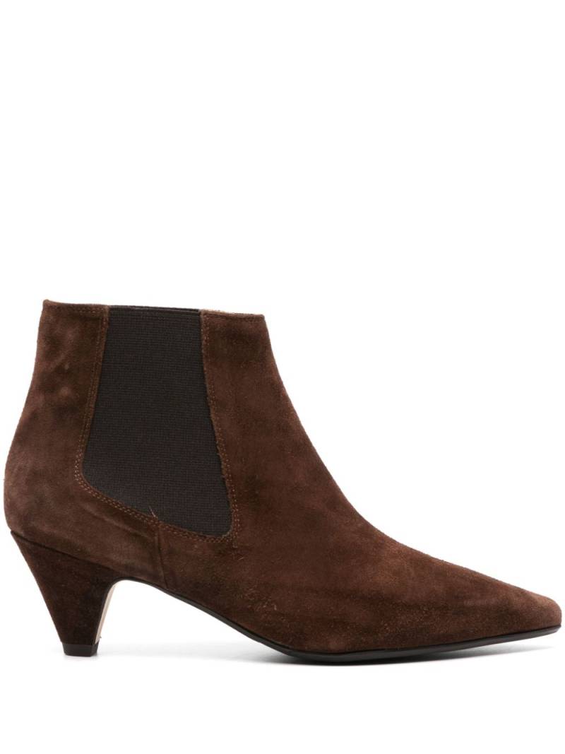 Anna F. 55mm suede ankle boots - Brown von Anna F.