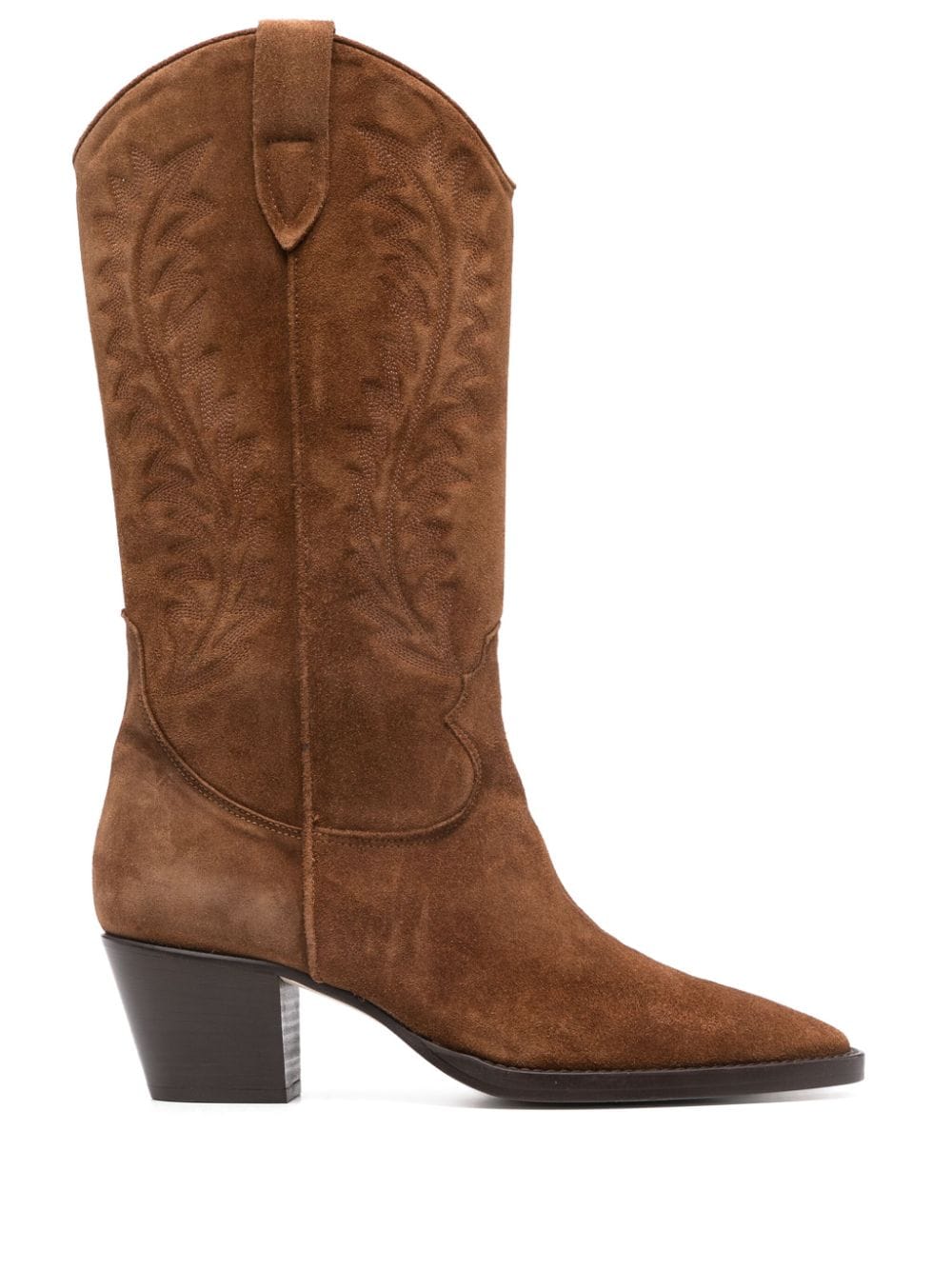 Anna F. 60mm Texan suede boots - Brown von Anna F.