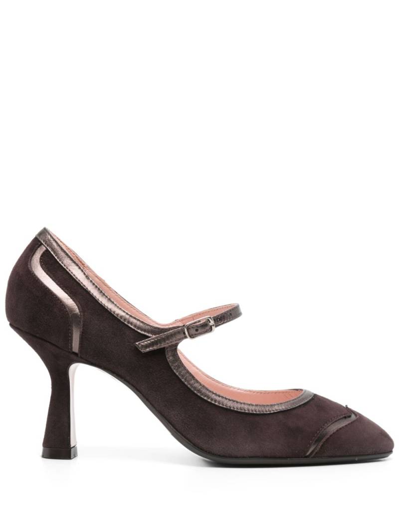 Anna F. 90mm suede pumps - Brown von Anna F.