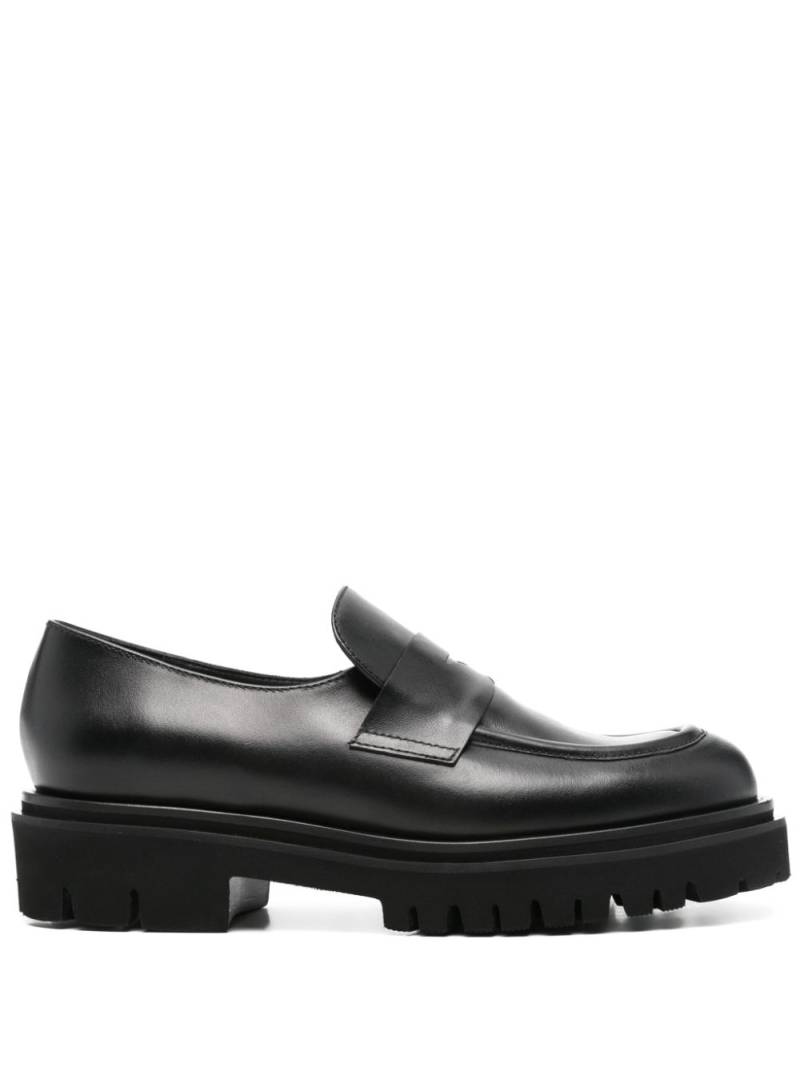 Anna F. leather loafers - Black von Anna F.