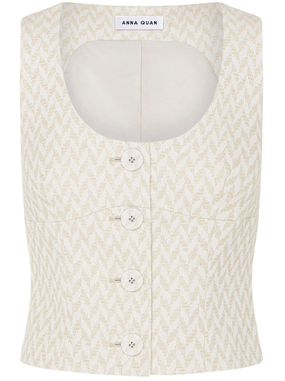 Anna Quan Casey vest - Neutrals von Anna Quan