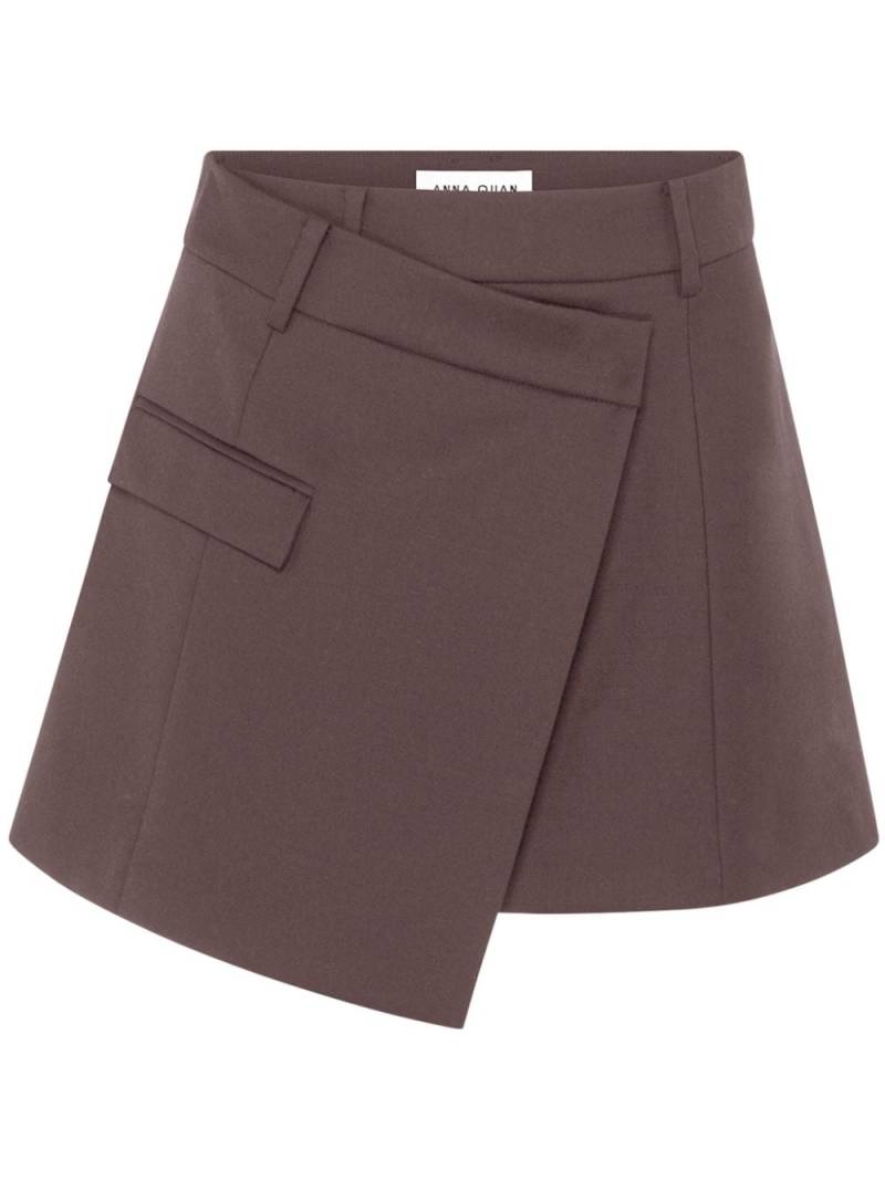 Anna Quan Cora mini skirt - Brown von Anna Quan