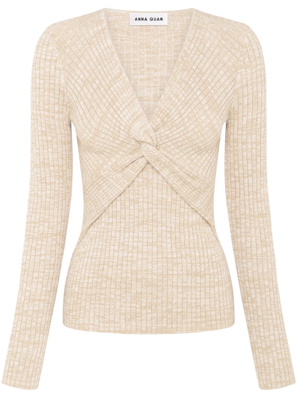 Anna Quan Luna twisted jumper - Neutrals von Anna Quan