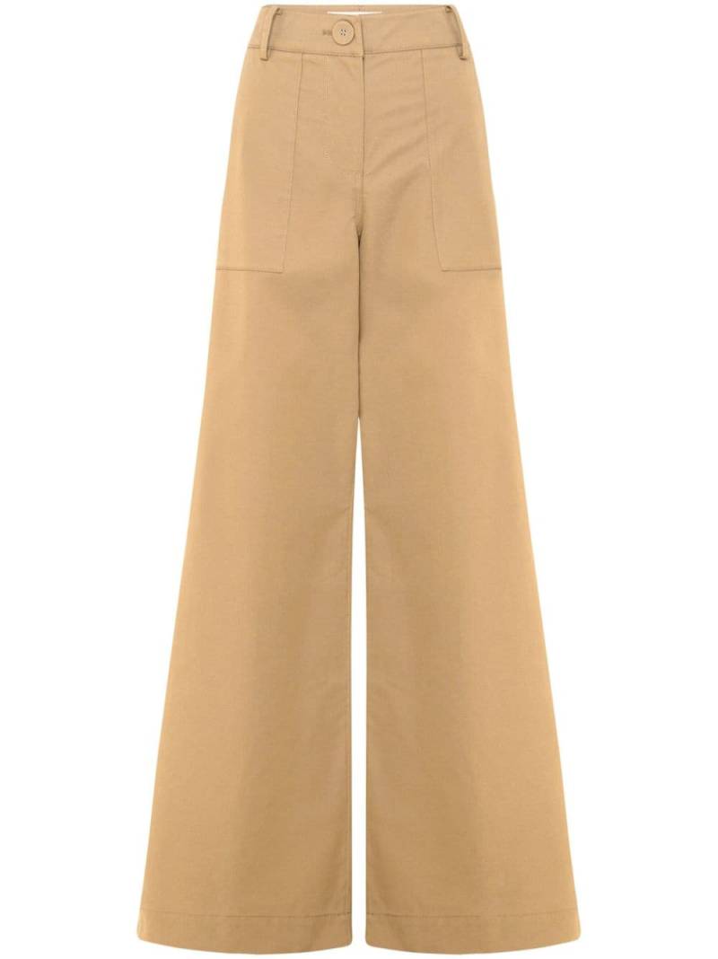 Anna Quan Sloane wide-leg trousers - Brown von Anna Quan