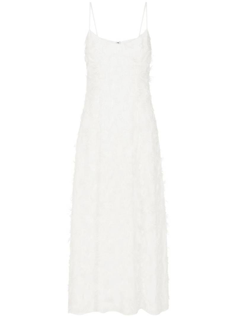 Anna Quan Stella Dandelion-appliqué maxi dress - White von Anna Quan