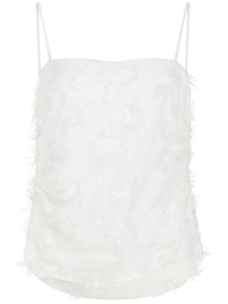 Anna Quan The Nadine frayed top - White von Anna Quan