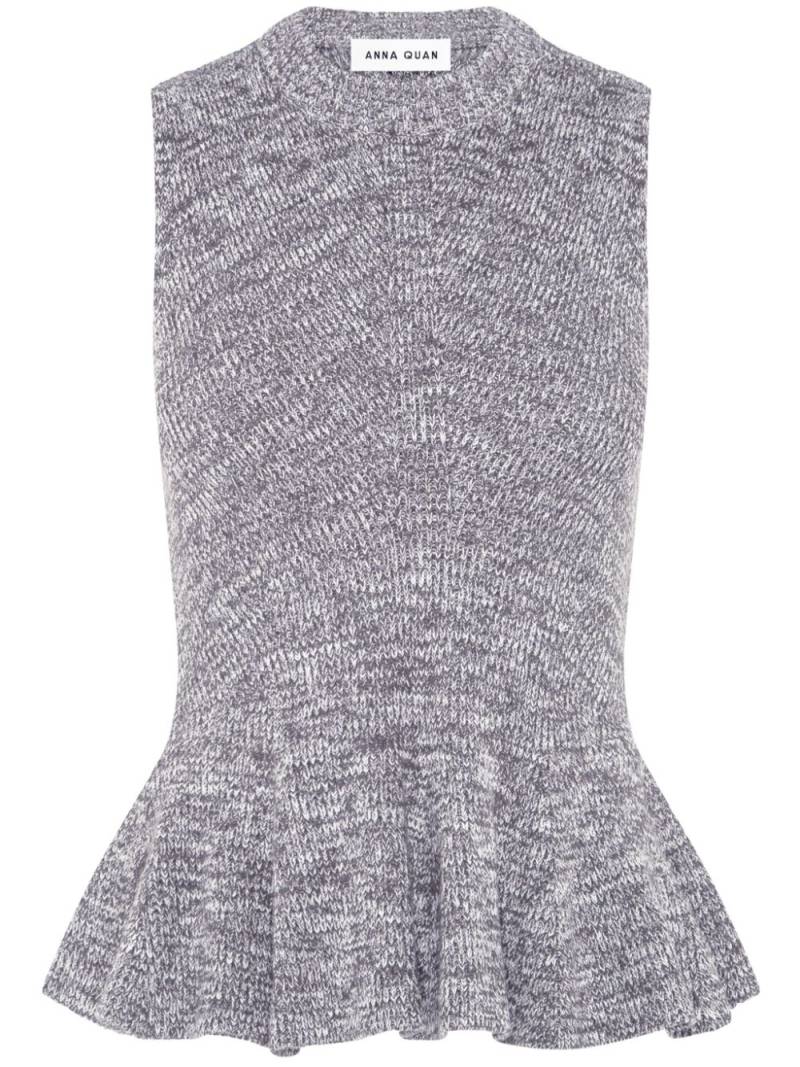 Anna Quan Winnie knit top - Grey von Anna Quan