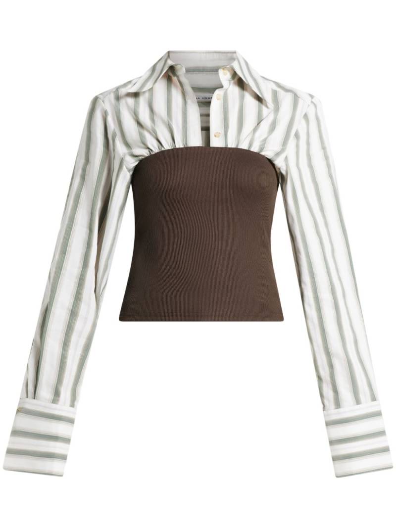 Anna Quan layered blouse - White von Anna Quan