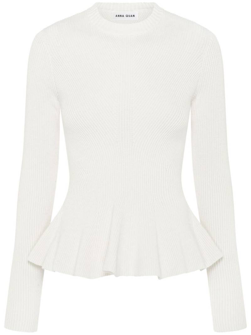 Anna Quan long sleeve blouse - White von Anna Quan