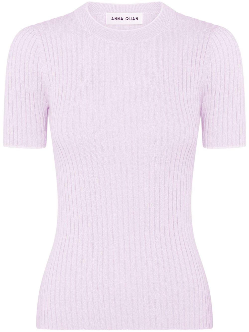 Anna Quan ribbed T-shirt - Purple von Anna Quan