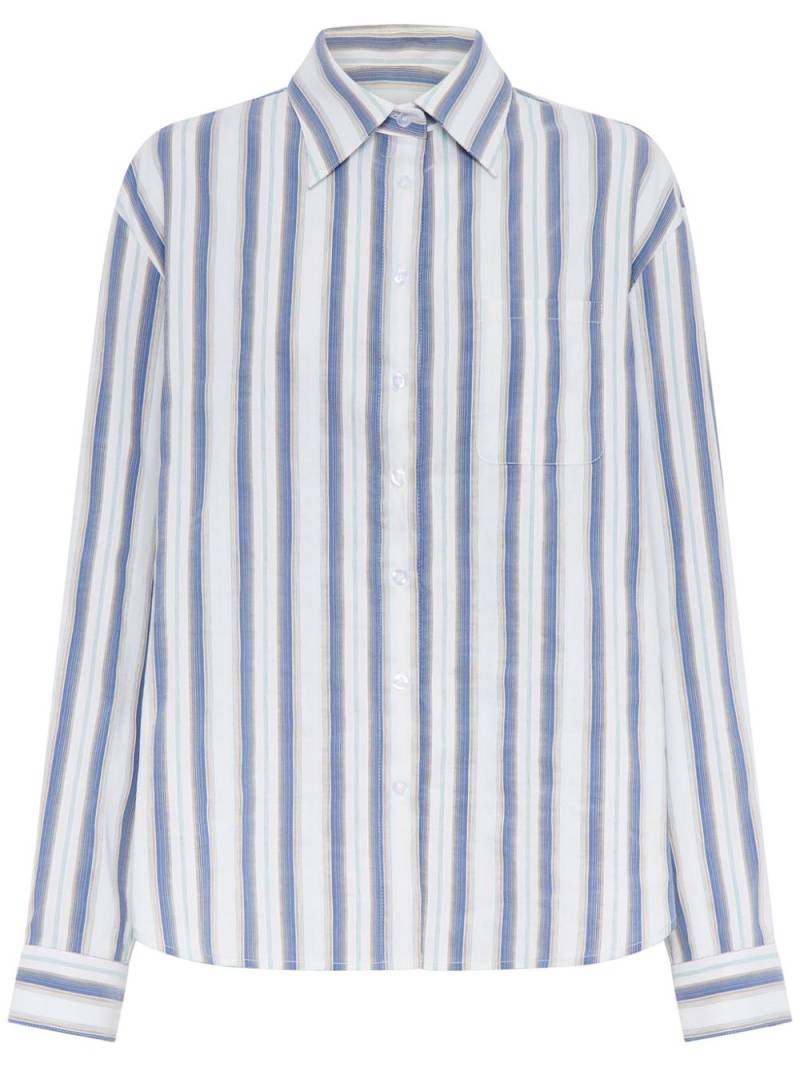 Anna Quan striped shirt - Blue von Anna Quan