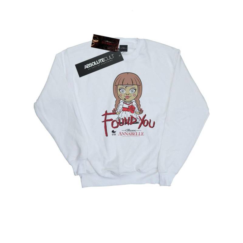 Chibi Found You Sweatshirt Damen Weiss M von Annabelle