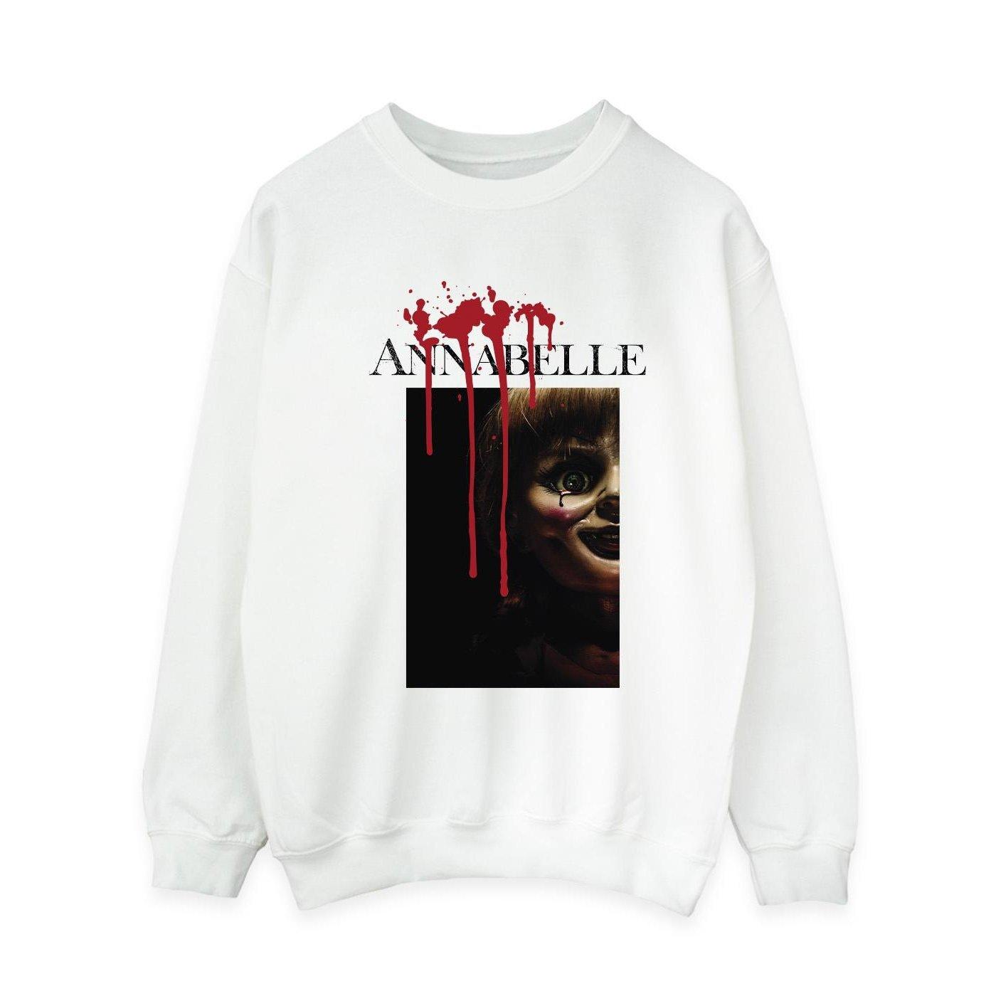 Peep Poster Sweatshirt Damen Weiss XXL von Annabelle