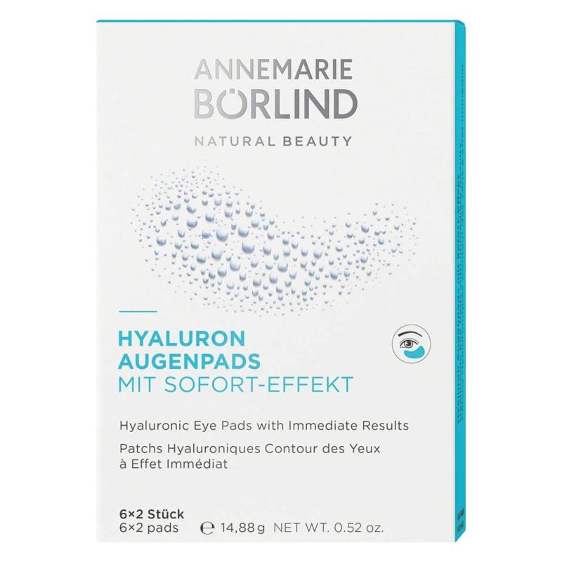 Annemarie Börlind Masks - Hyaluron Augenpad-Maske mit Sofort-Effekt von Annemarie Börlind