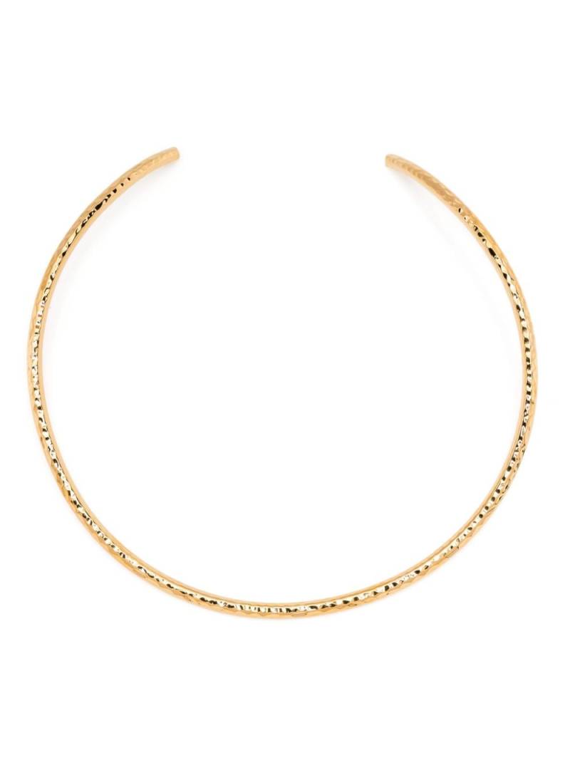 Anni Lu hammered-finish choker necklace - Gold von Anni Lu