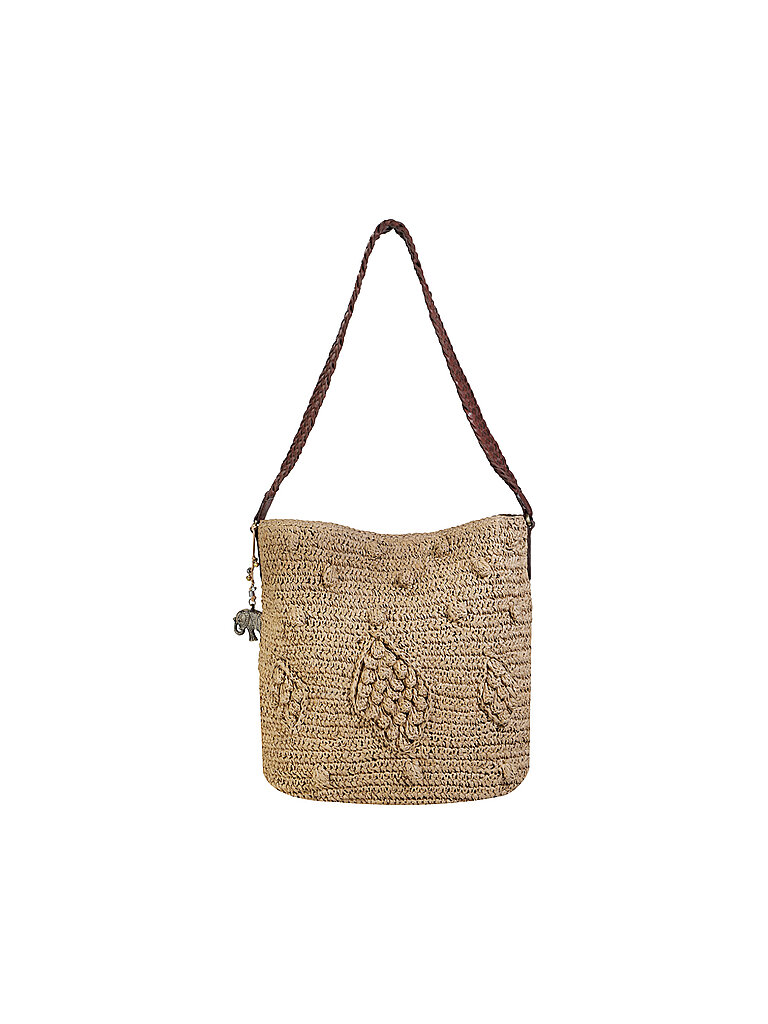 ANOKHI Tasche - Hobo  beige