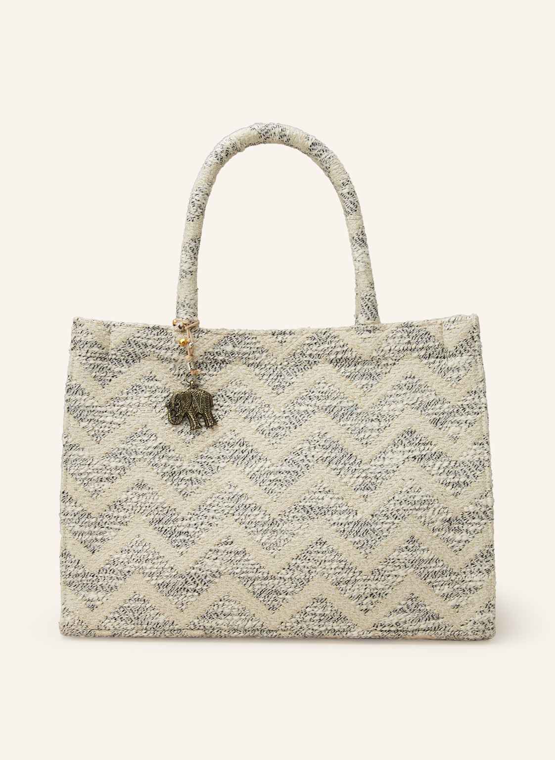 Anokhi Shopper Mit Glitzergarn beige Anokhi Shopper Mit Glitzergarn beige von Anokhi