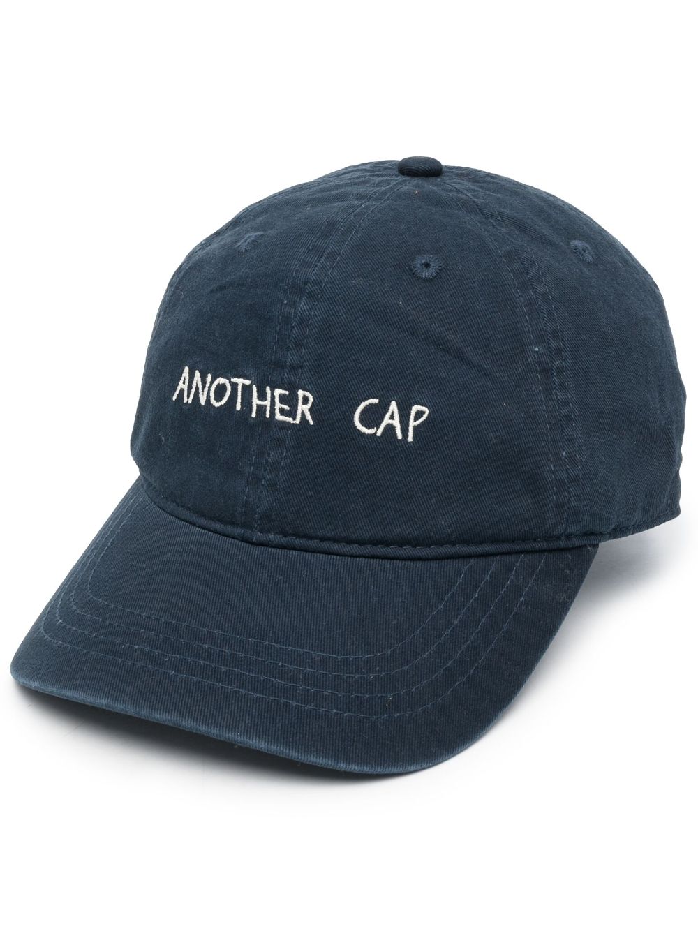 Another Aspect embroidered-slogan baseball cap - Blue von Another Aspect