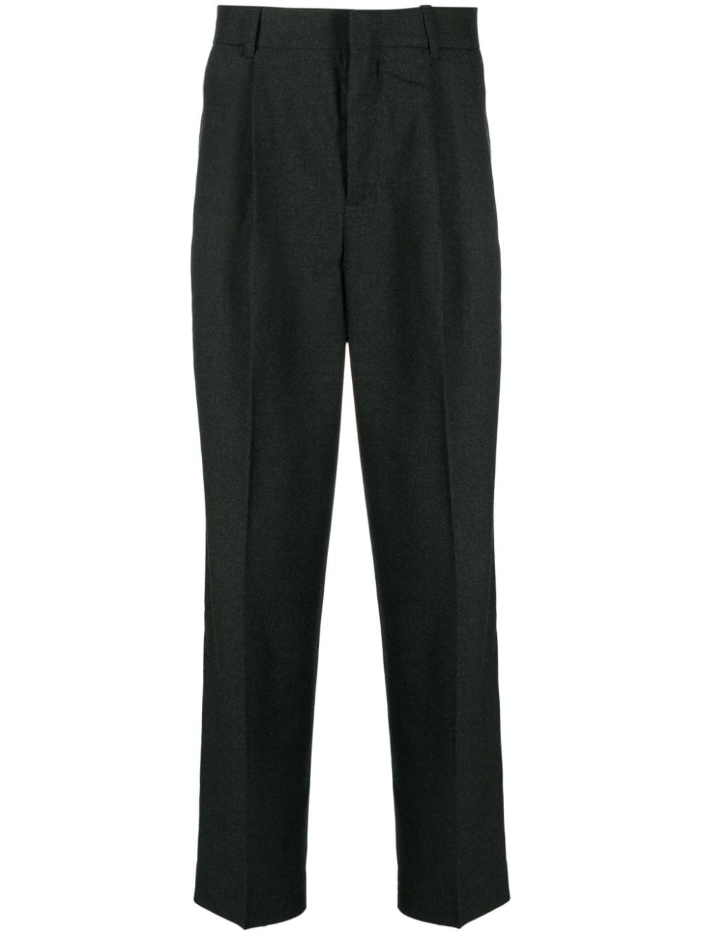 Another Aspect pleated wool tailored trousers - Green von Another Aspect