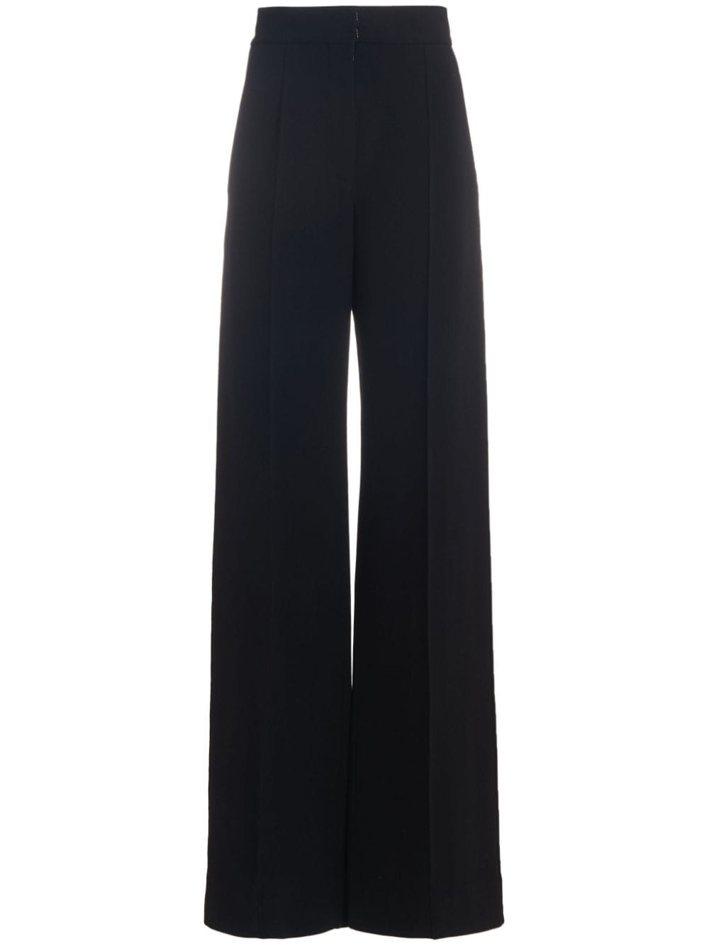 Another Tomorrow Doppio wide-leg trousers - Black