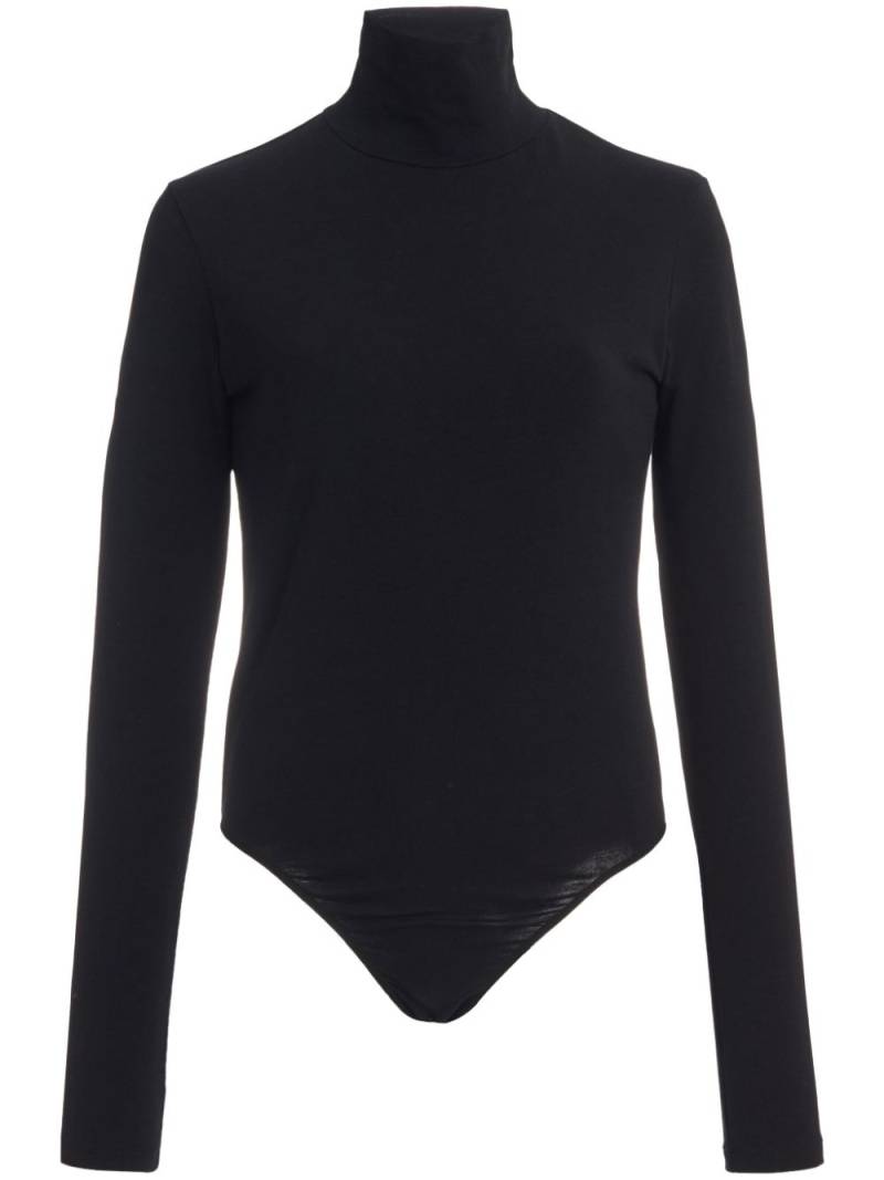 Another Tomorrow roll-neck long-sleeve bodysuit - Black von Another Tomorrow