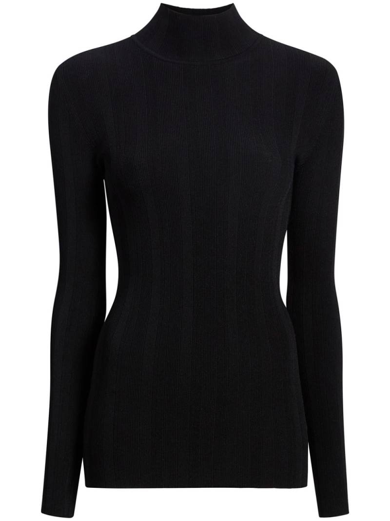 Another Tomorrow turtleneck ribbed-knit jumper - Black von Another Tomorrow