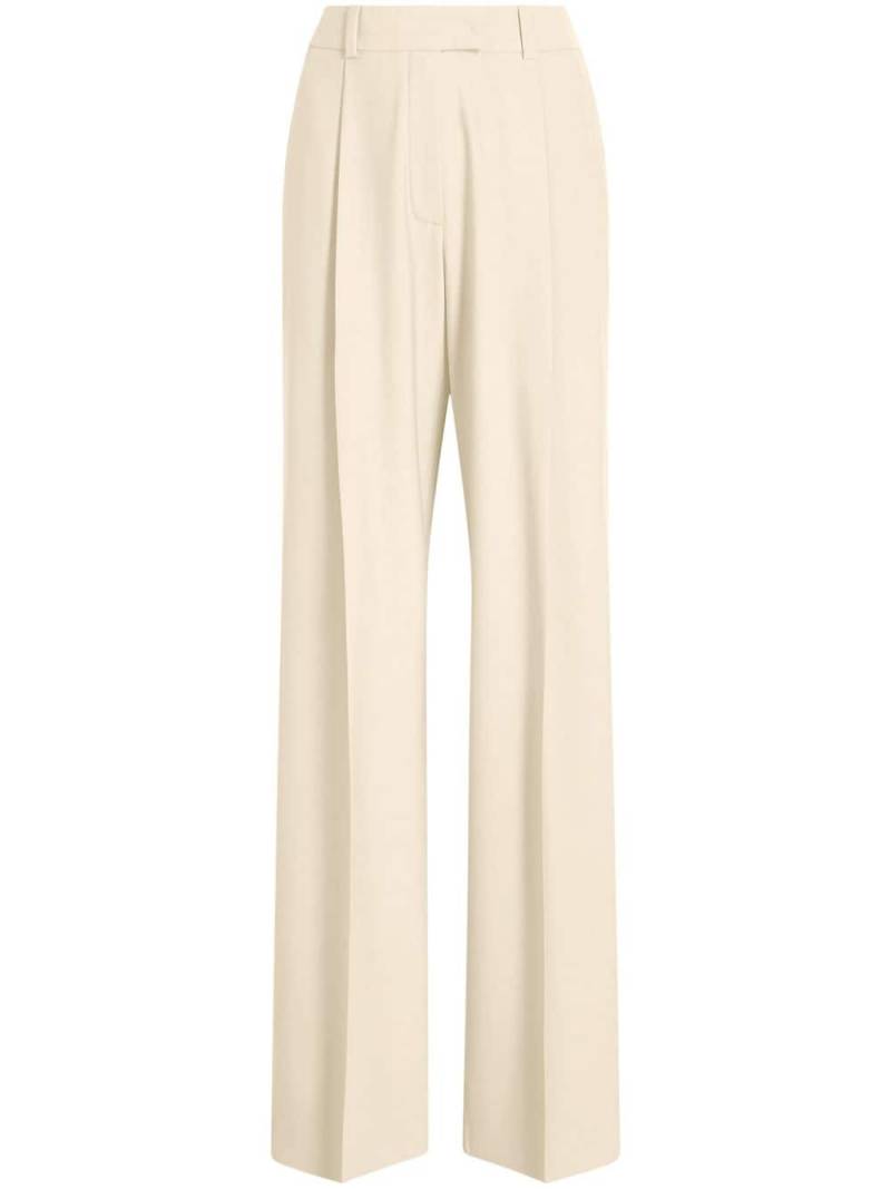 Another Tomorrow wide-leg tailored trousers - Neutrals von Another Tomorrow