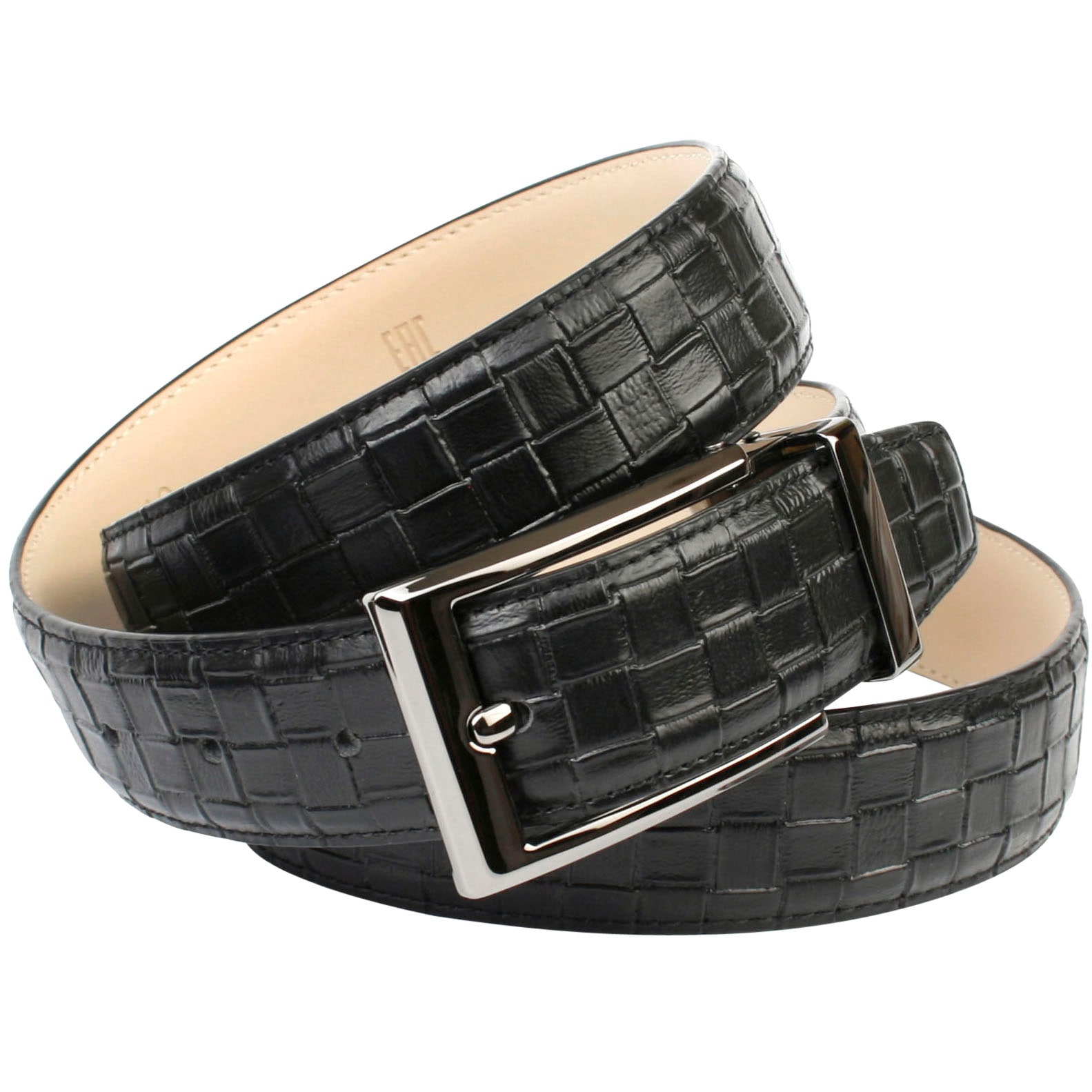 Anthoni Crown Ledergürtel, Eleganter Ledergürtel mit Flecht-Prägung Anthoni Crown Ledergürtel, Eleganter Ledergürtel mit Flecht-Prägung von Anthoni Crown