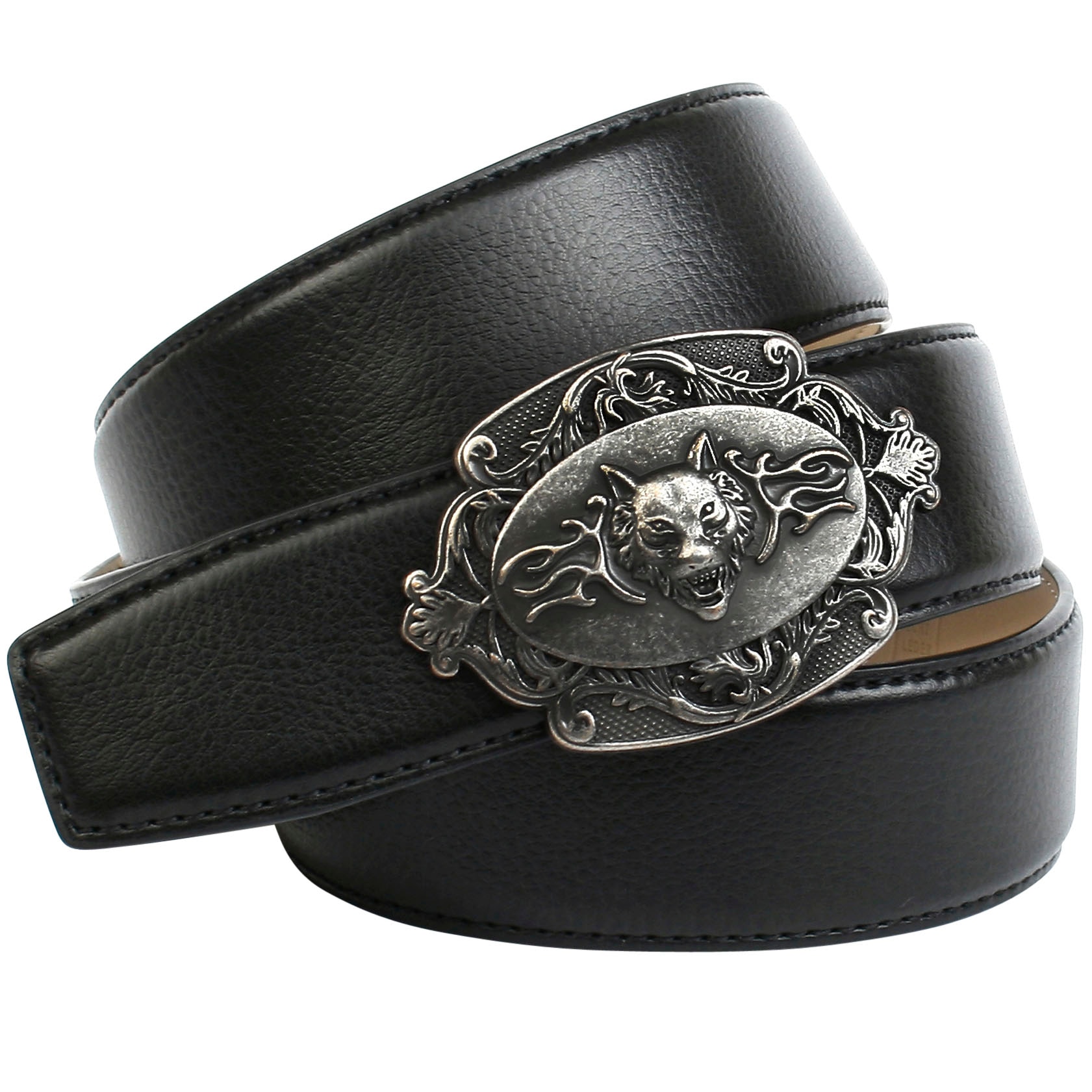 Anthoni Crown Ledergürtel, mit antiker Gürtelschnalle Anthoni Crown Ledergürtel, mit antiker Gürtelschnalle von Anthoni Crown