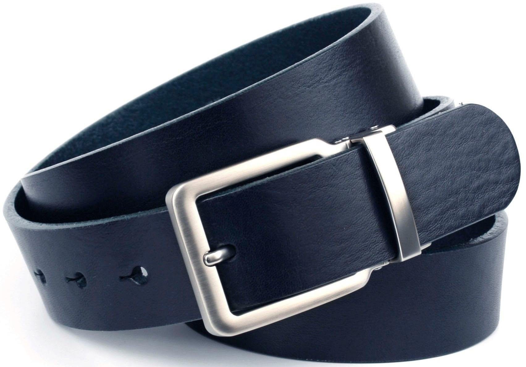Anthoni Crown Ledergürtel, 3,5 cm breiter Casual-Vollledergürtel Anthoni Crown Ledergürtel, 3,5 cm breiter Casual-Vollledergürtel von Anthoni Crown