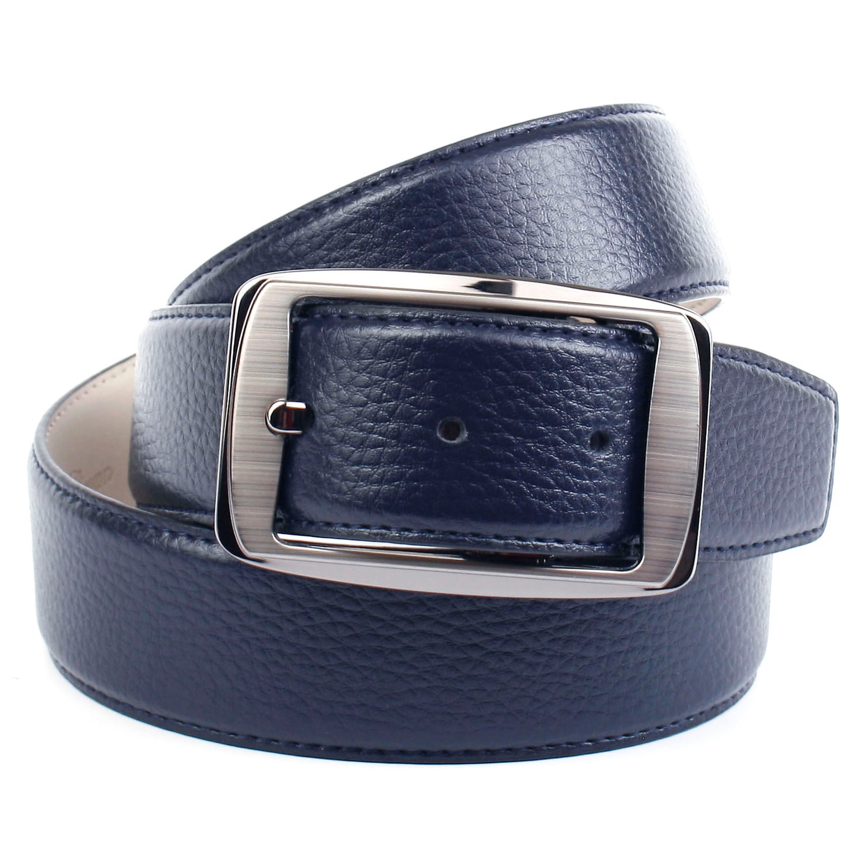 Anthoni Crown Ledergürtel, mit Schliesse in schwarz-metallic Anthoni Crown Ledergürtel, mit Schliesse in schwarz-metallic von Anthoni Crown