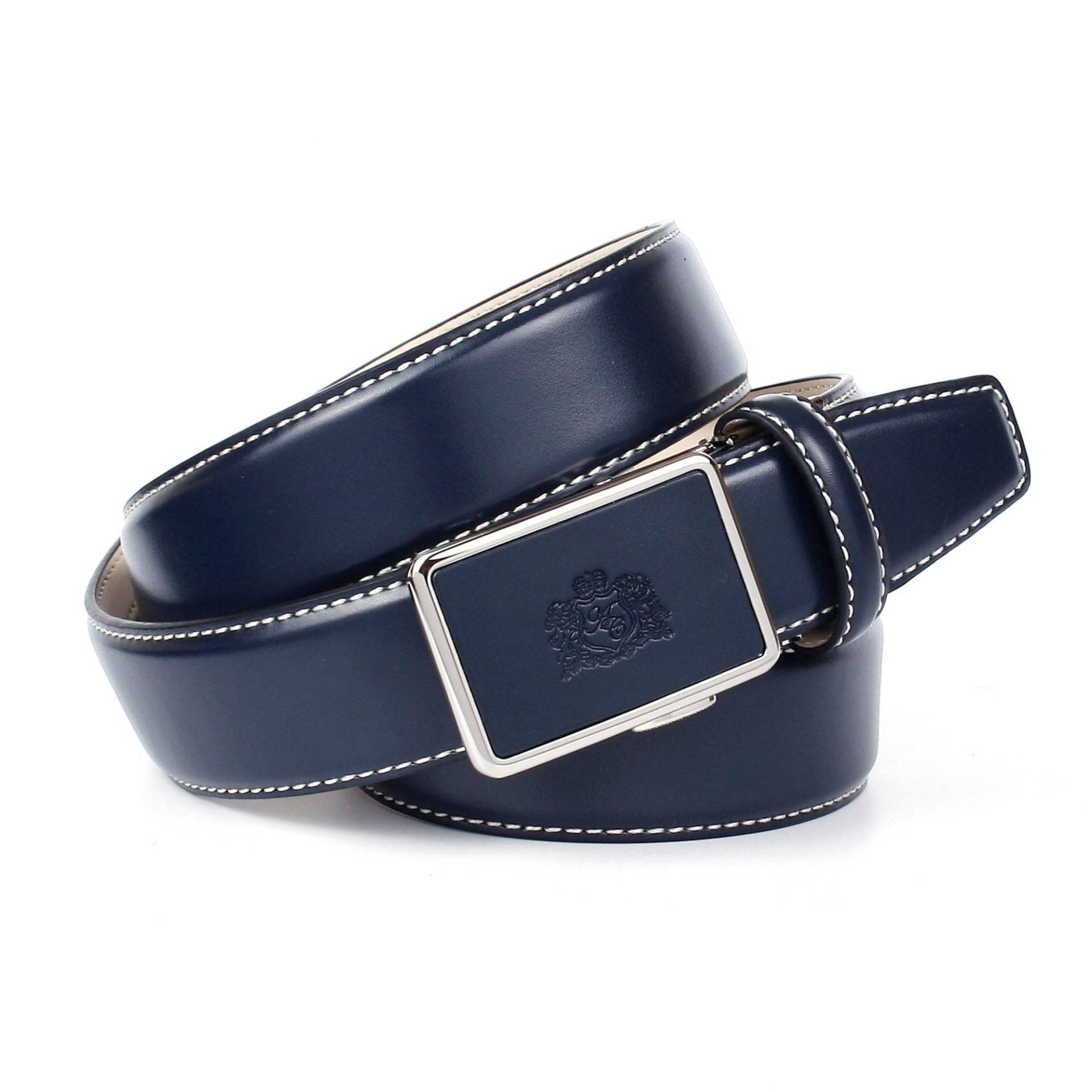 Anthoni Crown Ledergürtel, mit Kontrast Stitching Anthoni Crown Ledergürtel, mit Kontrast Stitching von Anthoni Crown