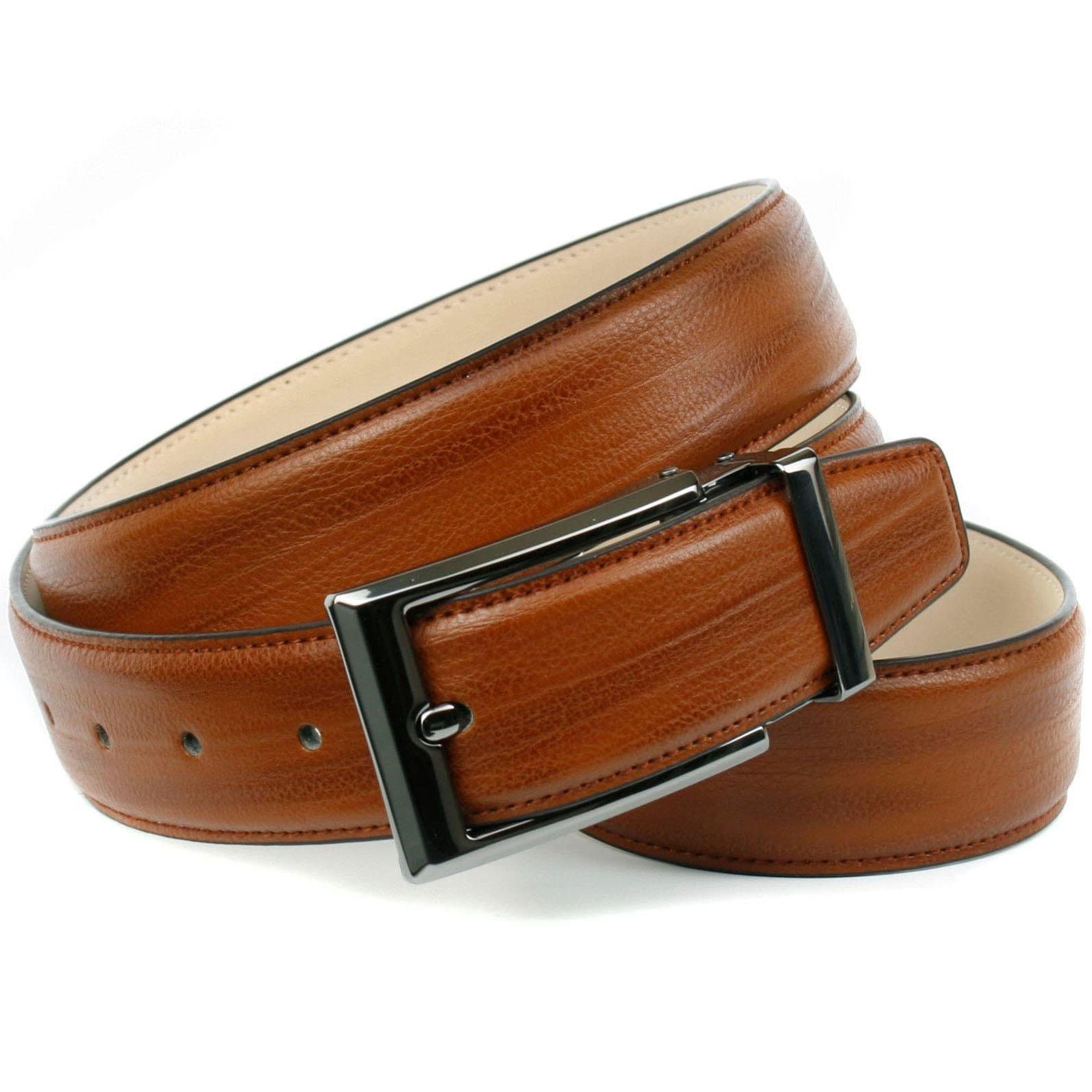 Anthoni Crown Ledergürtel, in angesagter Cognac Farbe, dunkel glänzende elegante Gürtelschliesse Anthoni Crown Ledergürtel, in angesagter Cognac Farbe, dunkel glänzende elegante Gürtelschliesse von Anthoni Crown