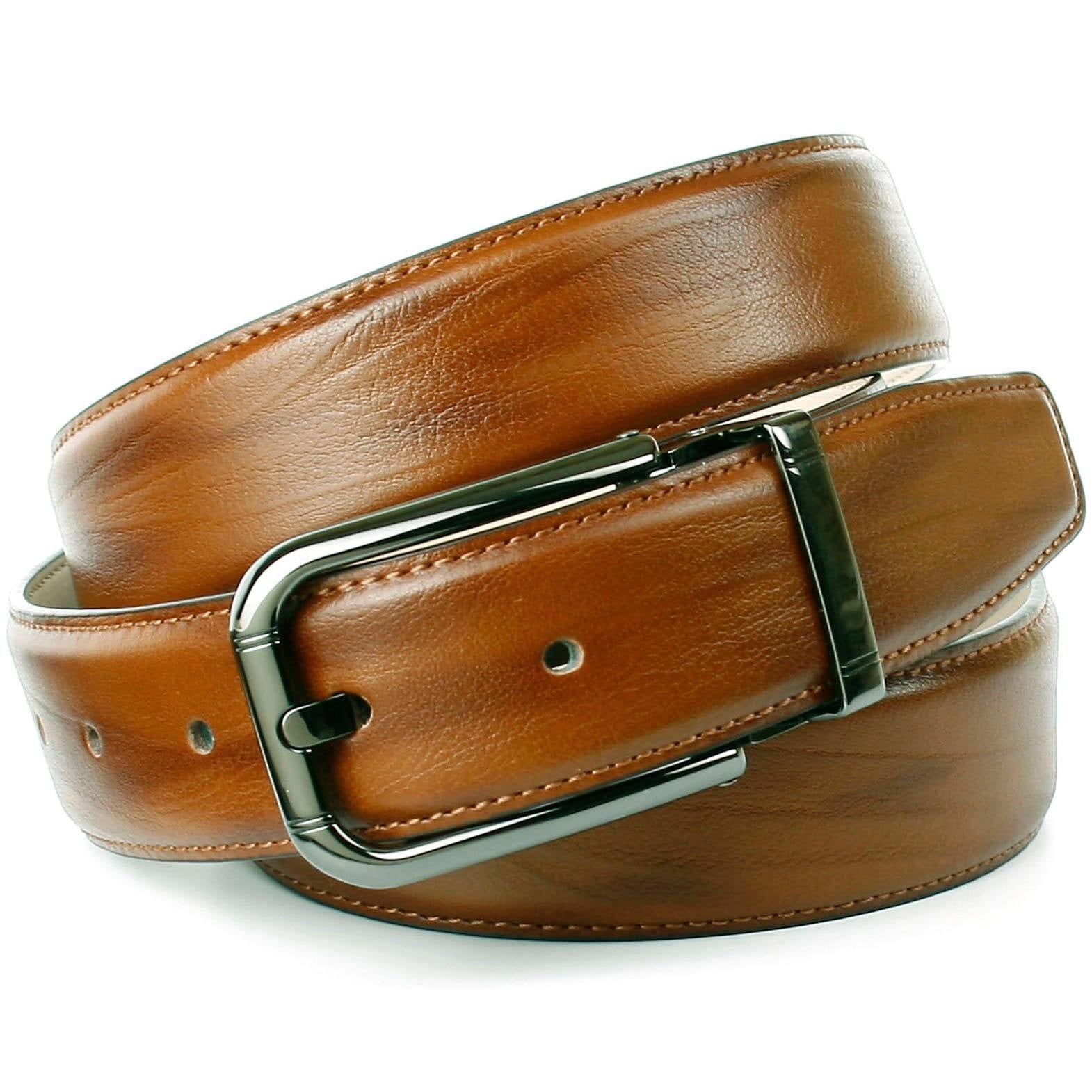 Anthoni Crown Ledergürtel, in angesagter Cognac Farbe Anthoni Crown Ledergürtel, in angesagter Cognac Farbe von Anthoni Crown