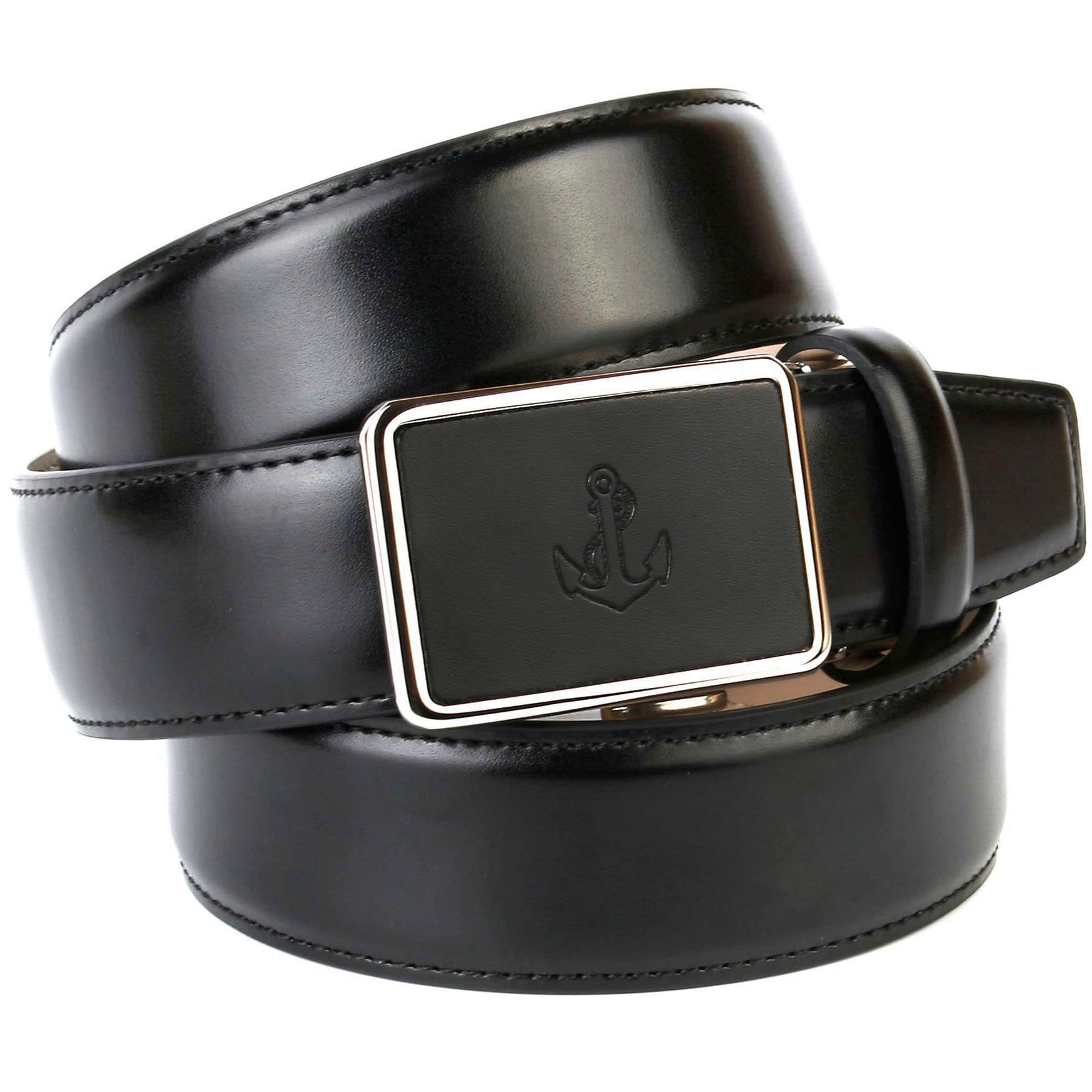 Anthoni Crown Ledergürtel, mit Anker-Logo Anthoni Crown Ledergürtel, mit Anker-Logo von Anthoni Crown