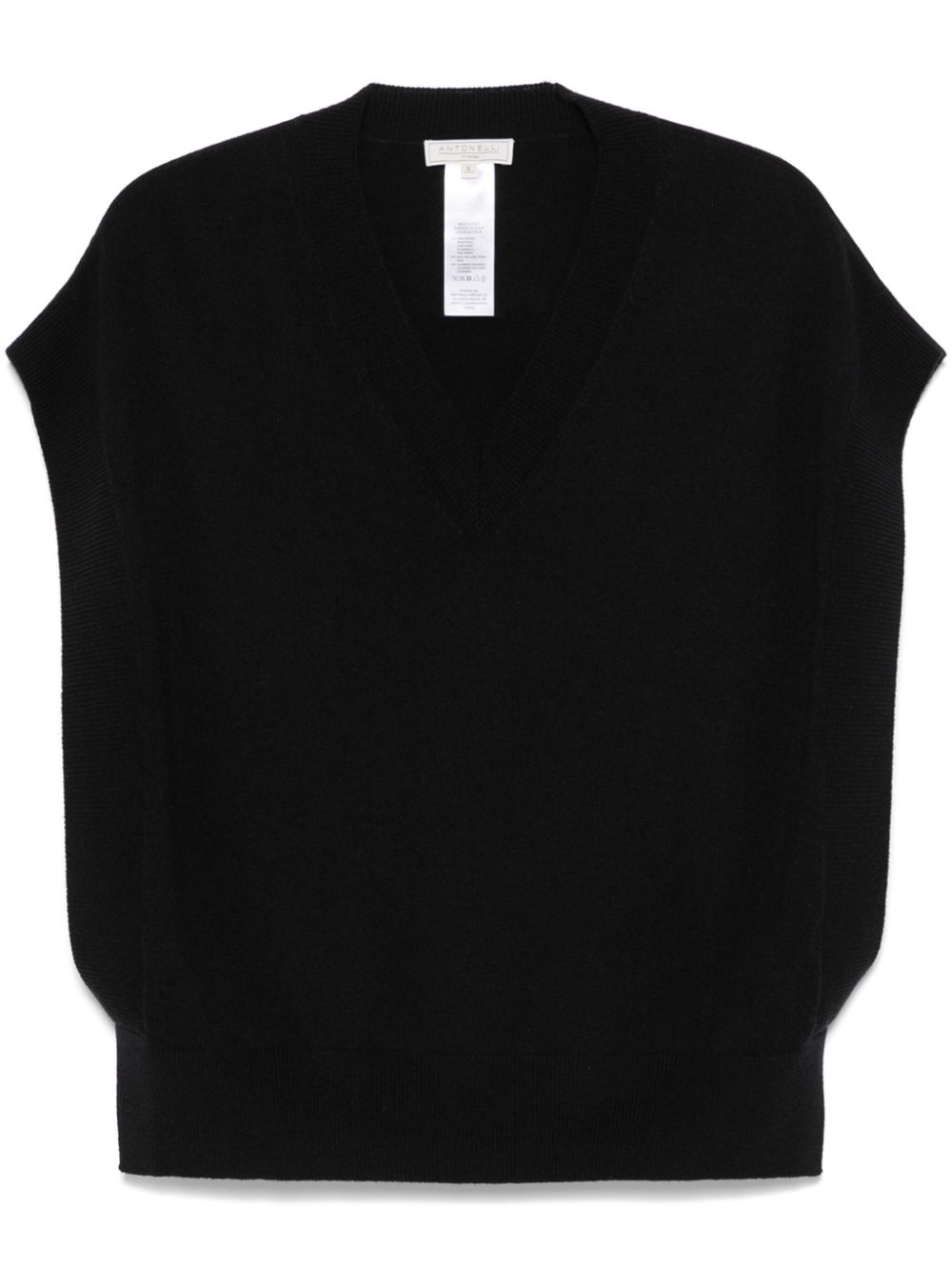 Antonelli Orione knitted vest - Black von Antonelli