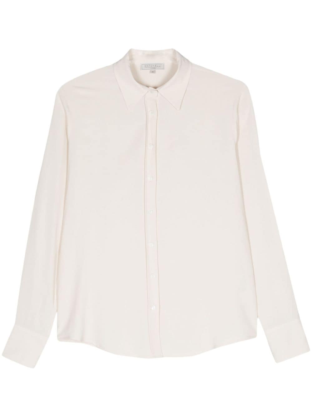 Antonelli crepe-texture shirt - Neutrals von Antonelli