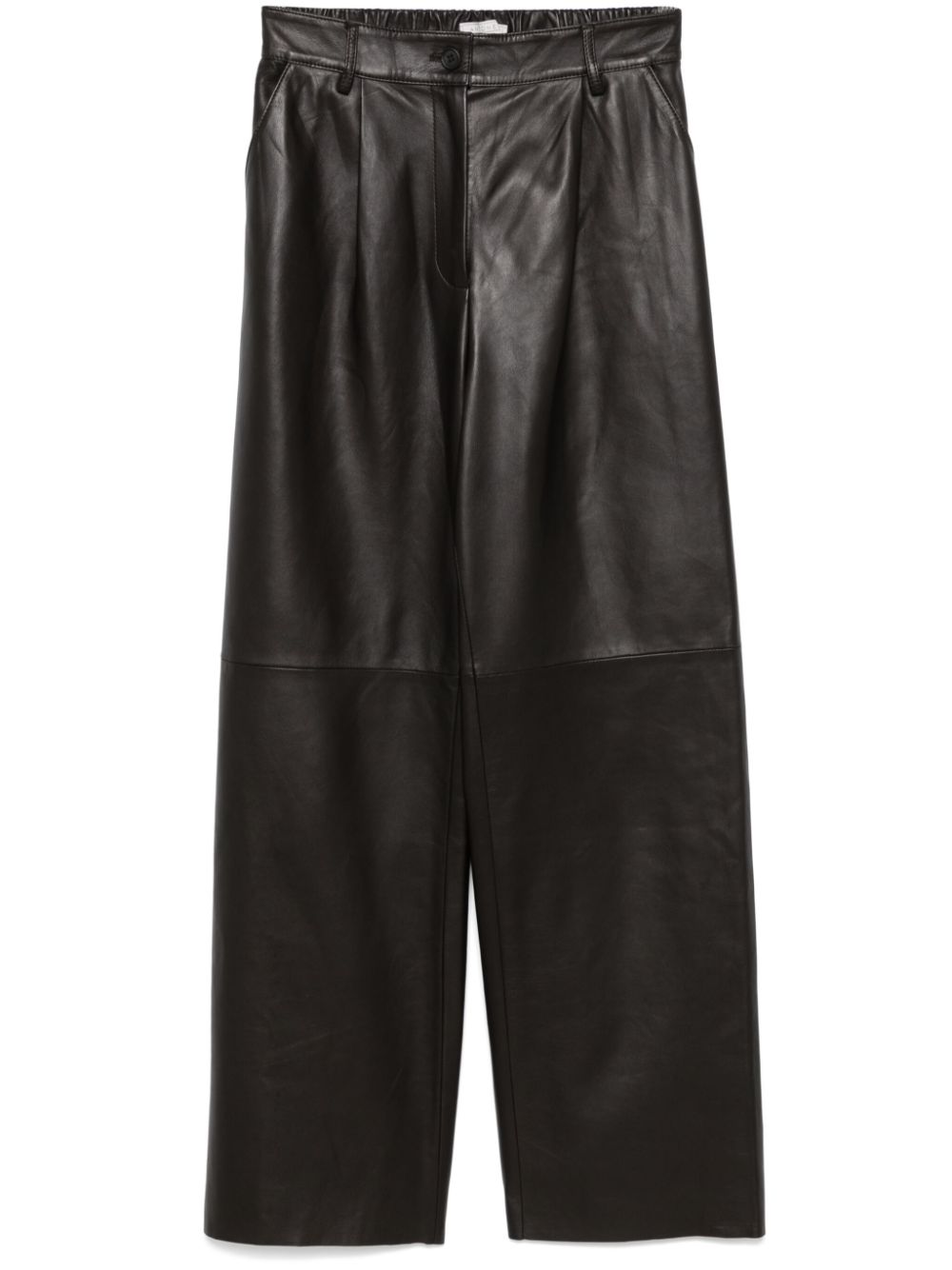 Antonelli leather trousers - Brown von Antonelli