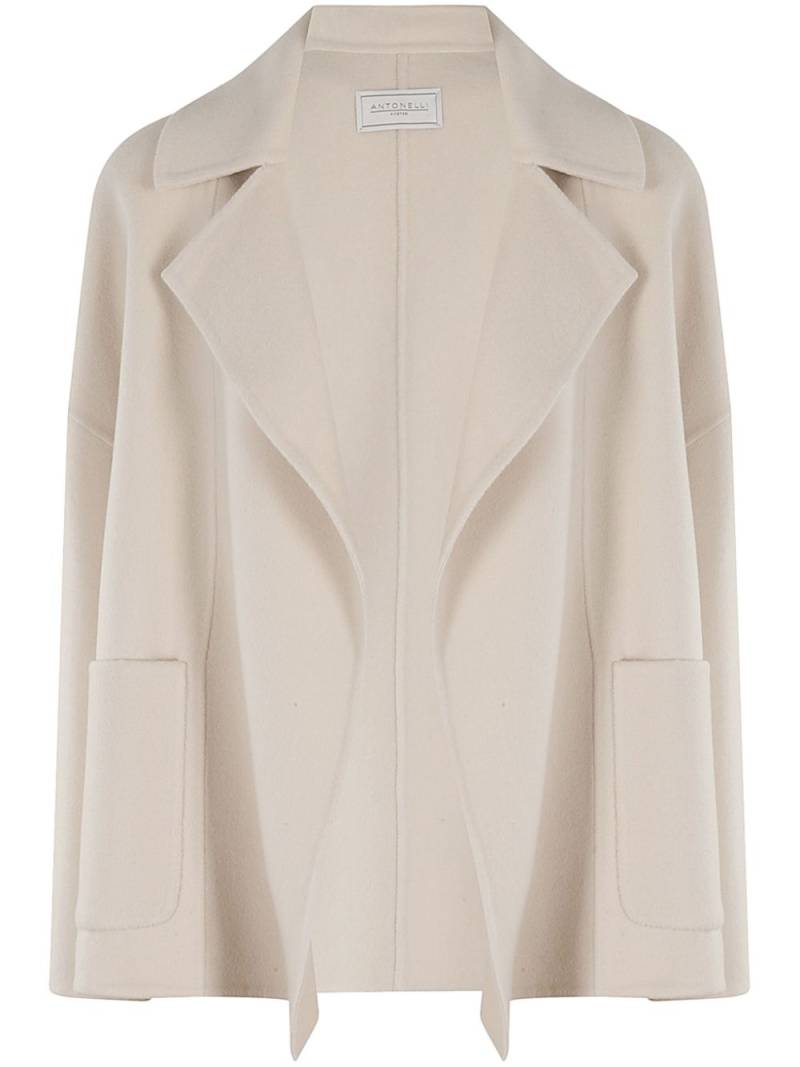 Antonelli long sleeve coat - Neutrals von Antonelli