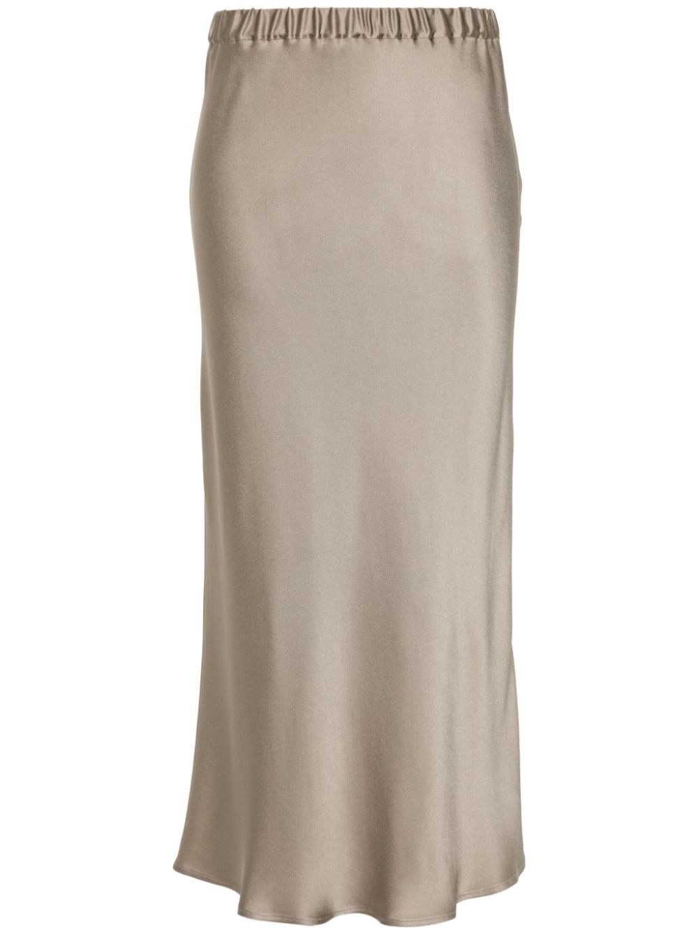 Antonelli satin midi skirt - Brown von Antonelli