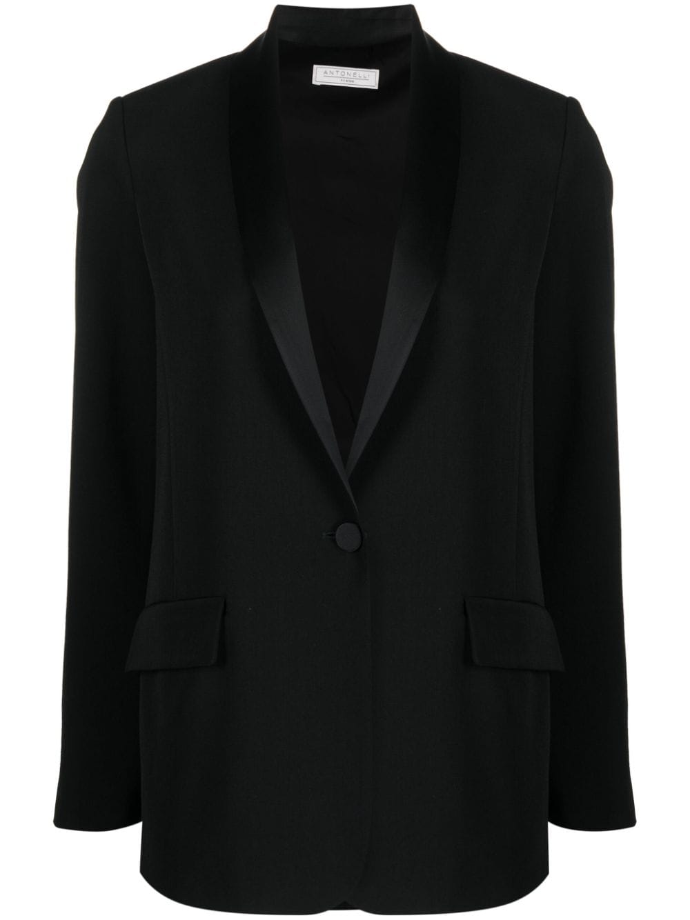 Antonelli shawl-lapel single-breasted blazer - Black von Antonelli