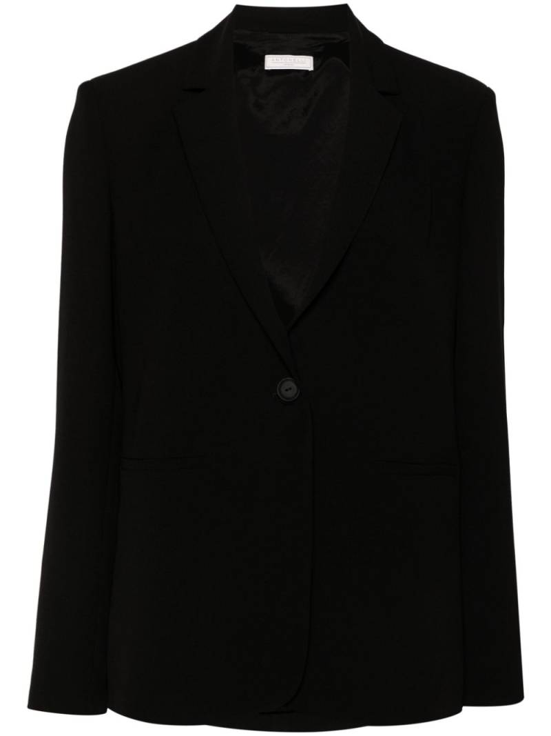 Antonelli single-breasted blazer - Black von Antonelli